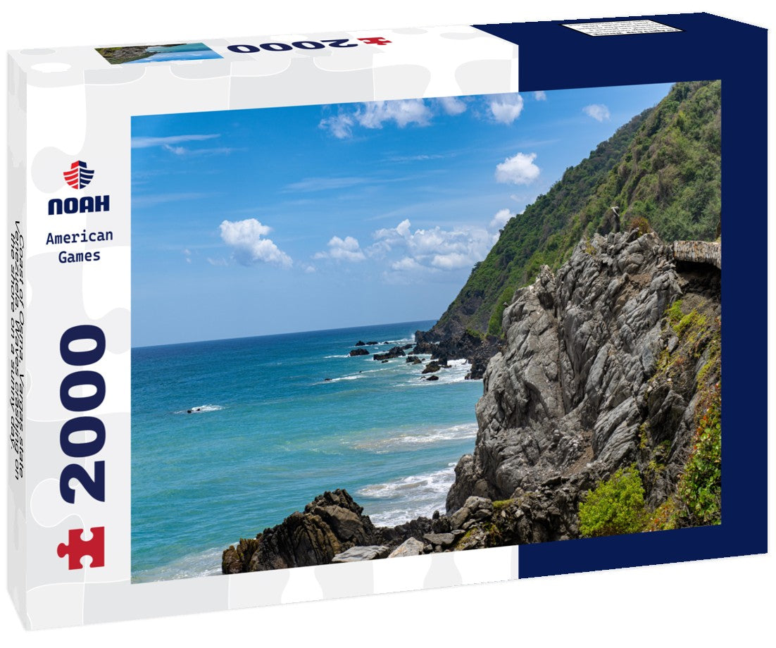 Noah Jigsaw Puzzle Coast of Osma, Vargas state, Venezuela. Waves crashing on the shore on a sunny day. 2000 Pieces
