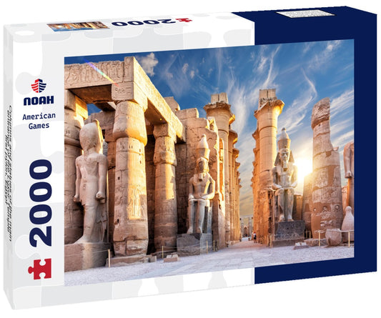Noah Jigsaw Puzzle Columns and statues of the main entrance of the Luxor Temple, first pylon, Egypt 2000 Pieces