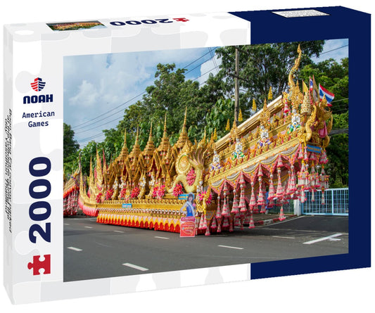 Noah Jigsaw Puzzle Boon Bang Fai convoy parked at the roadside during the day Yasothon Thailand 2000 Pieces