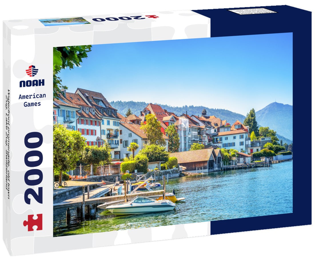 Noah Jigsaw Puzzle Waterfront promenade, old town, Zug, Lake Zug, Switzerland 2000 Pieces
