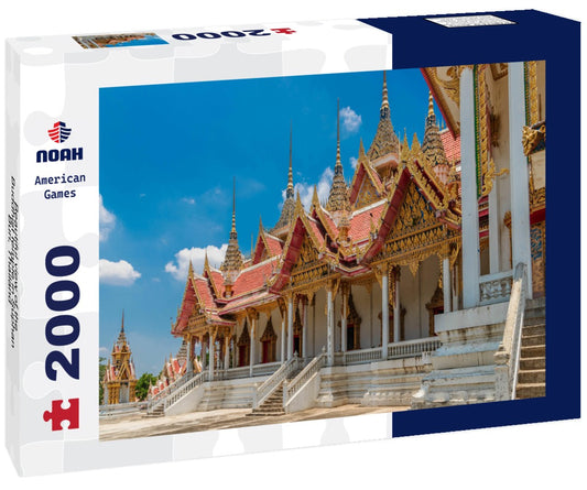Noah Jigsaw Puzzle Beautiful view of the Buddhist temple in Suphan Buri, Thailand 2000 Pieces