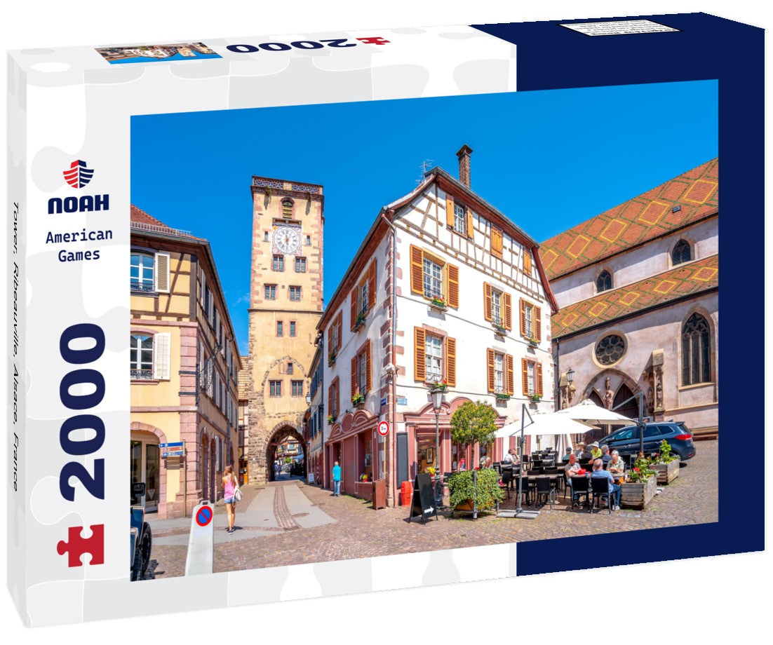 Noah Jigsaw Puzzle Tower, Ribeauville, Alsace, France 2000 Pieces