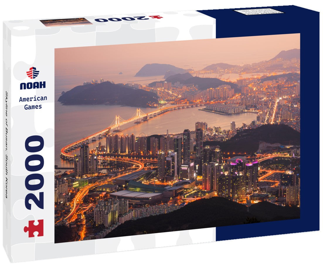 Noah Jigsaw Puzzle Skyline of Busan, South Korea 2000 Pieces