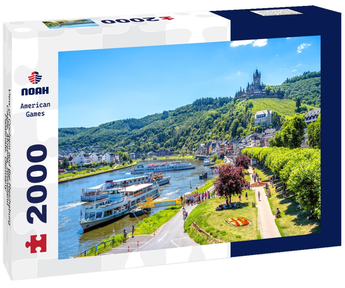 Noah Jigsaw Puzzle View of Cochem and the Reichsburg Castle, Moselle, Rhineland-Palatinate, Germany 2000 Pieces