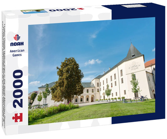 Noah Jigsaw Puzzle Vyskov Castle,Vyškov town in the South Moravian Region of the Czech Republic,Europe,historic town center is well preserved and protected as an urban monument zone,panoramic cityscape view of the castle 2000 Pieces