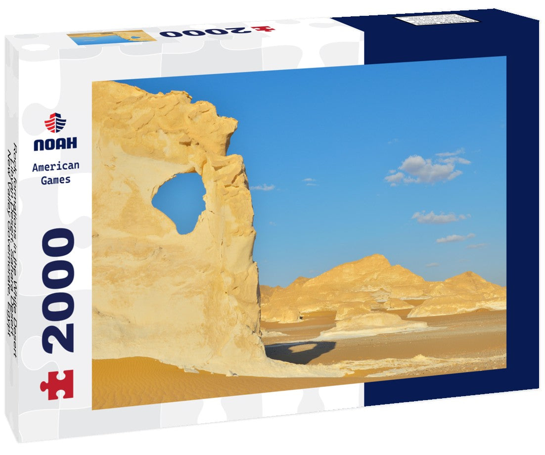 Noah Jigsaw Puzzle Rock formations in the White Desert, Libyan Desert, Sahara Desert, New Valley Governorate, Egypt 2000 Pieces