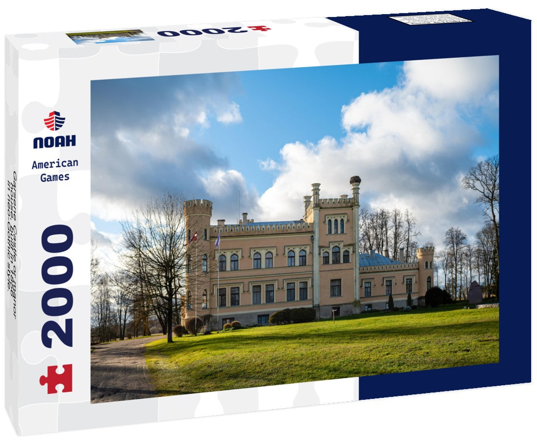 Noah Jigsaw Puzzle Garsene Castle or manor house, built in 1856 in neo-Gothic style. Garsene, Latvia 2000 Pieces