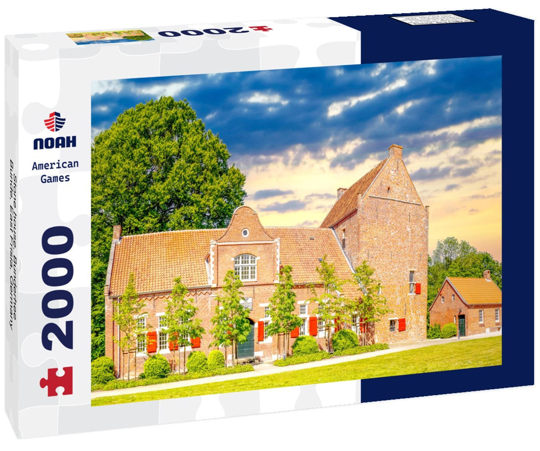 Noah Jigsaw Puzzle Stone house, Bunderhee, Bunde, East Frisia, Germany 2000 Pieces
