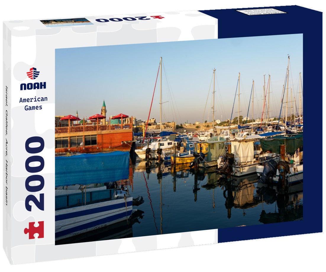 Noah Jigsaw Puzzle Israel - Galilee - Acre - Harbor basin 2000 Pieces