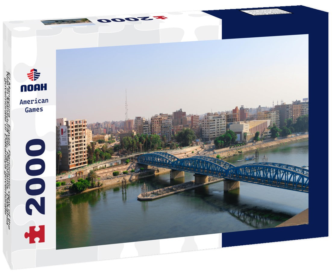 Noah Jigsaw Puzzle El Mansoura , Egypt - Panoramic view of the Nile in Mansoura city - Panorama - Dakahlia governorate or Dakahliya governorate 2000 Pieces