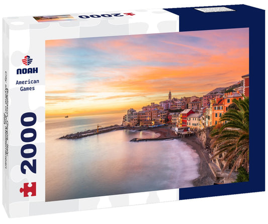 Noah Jigsaw Puzzle Bogliasco, Genoa, Italy City skyline on the Mediterranean Sea 2000 Pieces