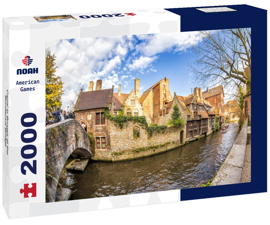 Noah Jigsaw Puzzle Canal in Bruges at the Bonifacius Bridge 2000 Pieces