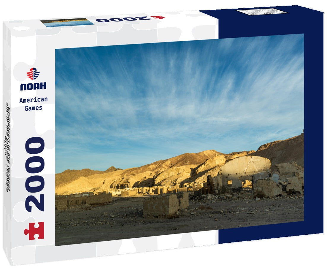 Noah Jigsaw Puzzle Shalateen is the largest city in the Halaib Triangle, Egypt 2000 Pieces