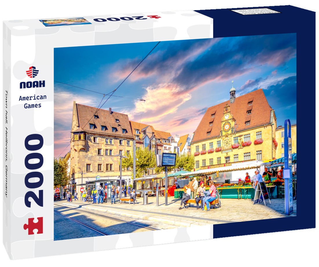Noah Jigsaw Puzzle Town hall, Heilbronn, Germany 2000 Pieces