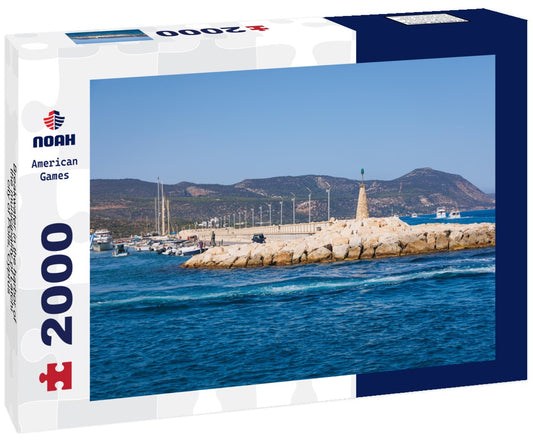 Noah Jigsaw Puzzle Breakwater in the harbor of the municipality of Latchi, city of Polis, Cyprus 2000 Pieces