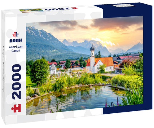 Noah Jigsaw Puzzle Wallgau, Bavaria, Germany 2000 Pieces