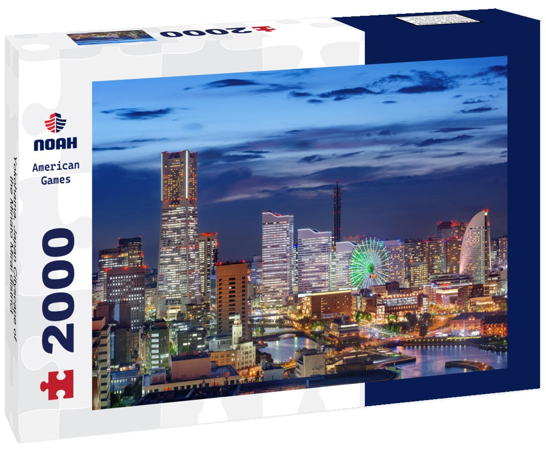 Noah Jigsaw Puzzle Yokohama, Japan Cityscape of the Minato Mirai district 2000 Pieces