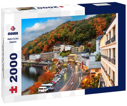 Noah Jigsaw Puzzle Lake Kawaguchi, Yamanashi, Japan at dusk in fall 2000 Pieces