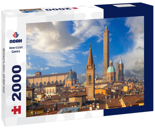 Noah Jigsaw Puzzle Bologna, Italy: skyline and famous towers on the roof 2000 Pieces