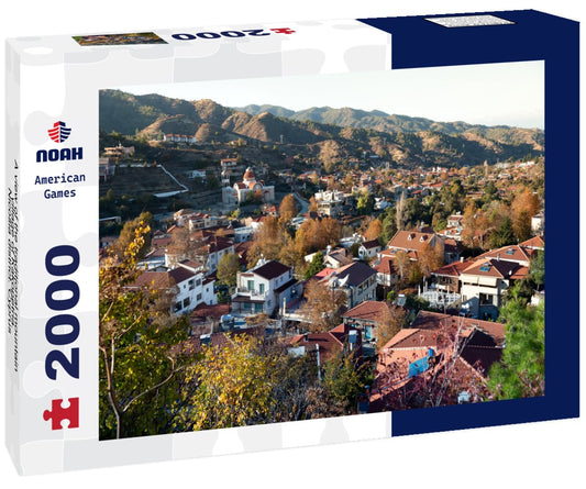 Noah Jigsaw Puzzle A view of the traditional mountain village of Kakopetria. Nicosia district. Cyprus 2000 Pieces