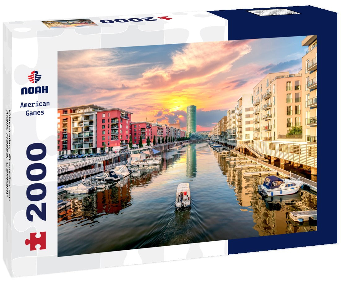 Noah Jigsaw Puzzle Westhafen, Frankfurt am Main, Hesse, Germany 2000 Pieces