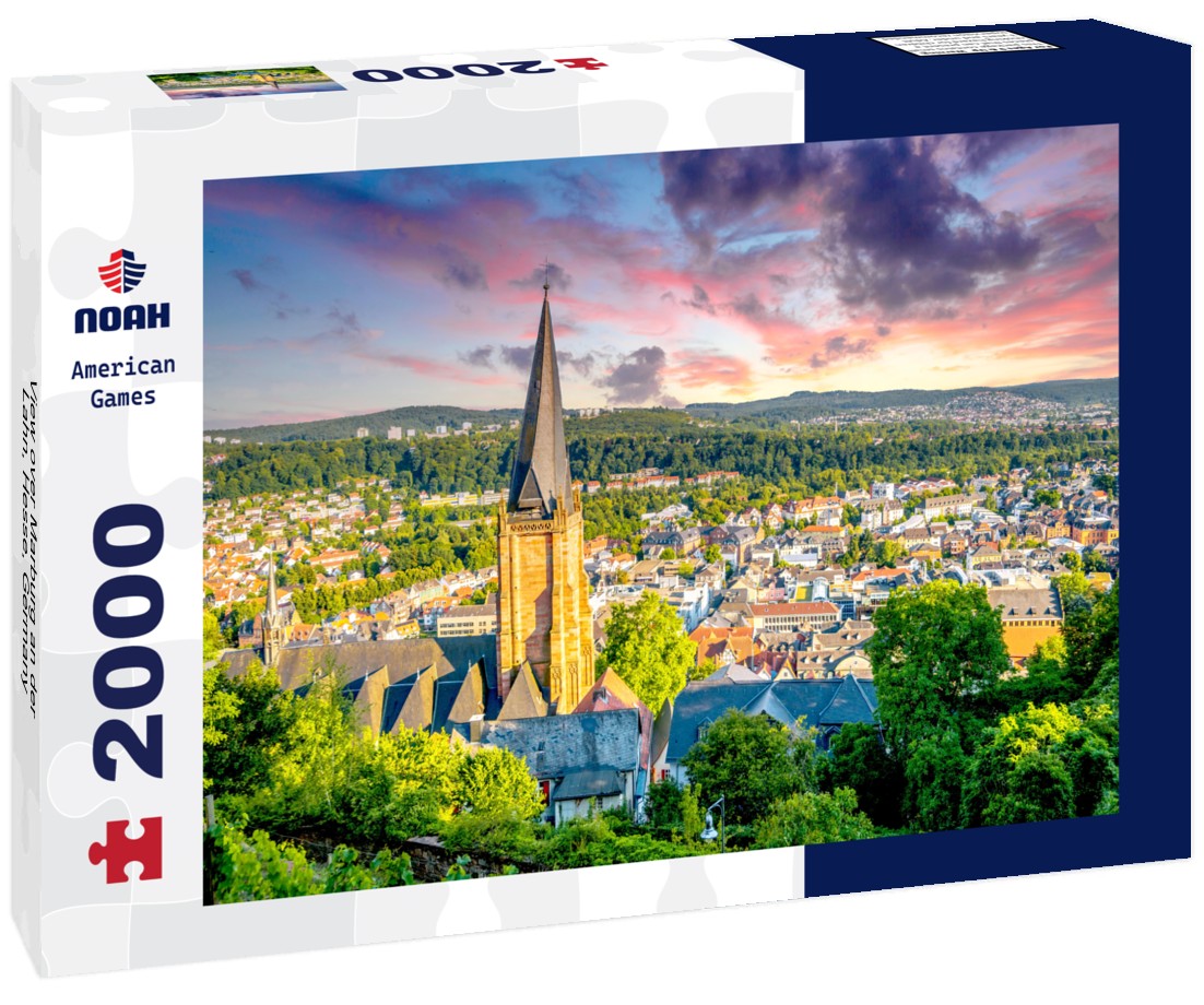 Noah Jigsaw Puzzle View over Marburg an der Lahn, Hesse, Germany 2000 Pieces