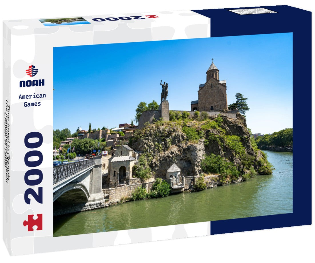 Noah Jigsaw Puzzle Time travel to Georgia: The magnificent Metechi Church in Tbilisi 2000 Pieces