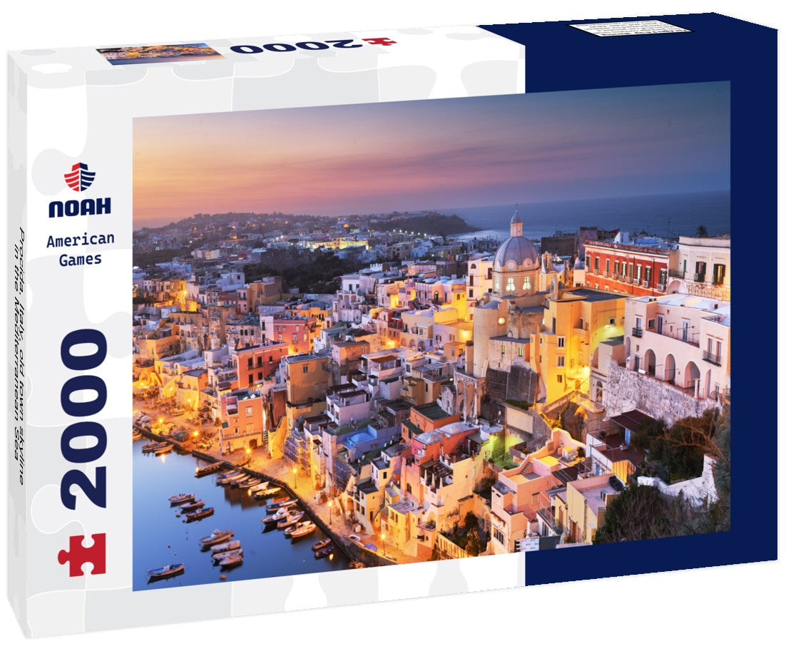 Noah Jigsaw Puzzle Procida, Italy, old town skyline in the Mediterranean Sea 2000 Pieces