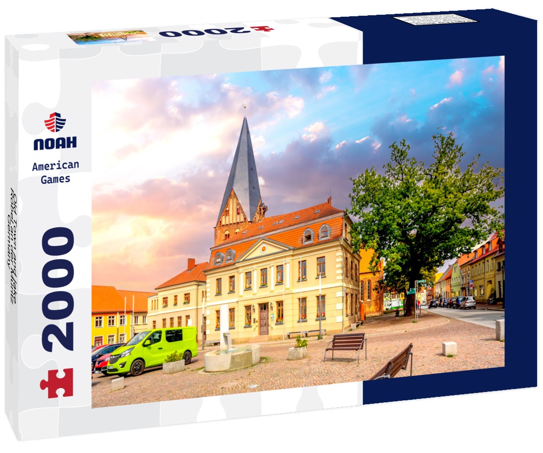 Noah Jigsaw Puzzle Old Town and lake, Röbel an der Müritz, Germany 2000 Pieces