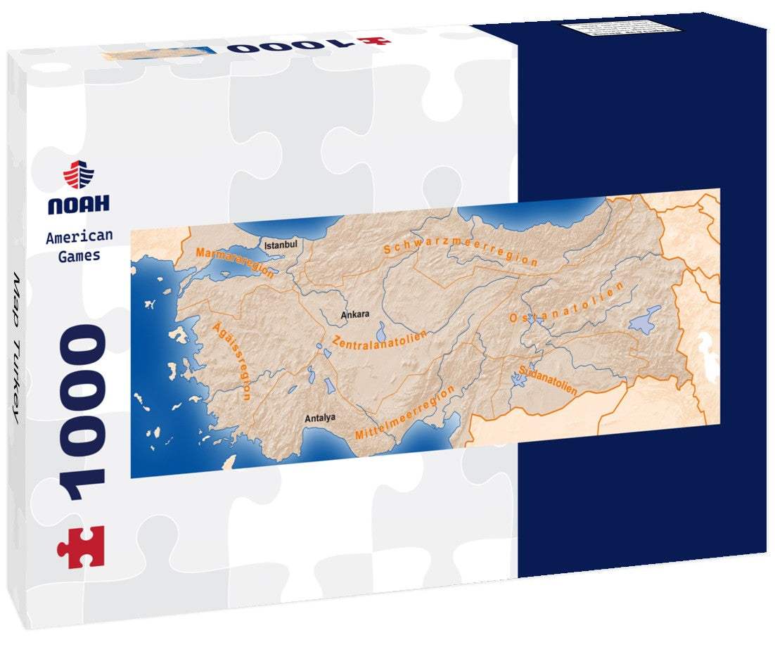Noah Jigsaw Puzzle Map Turkey Panorama 1000 Pieces