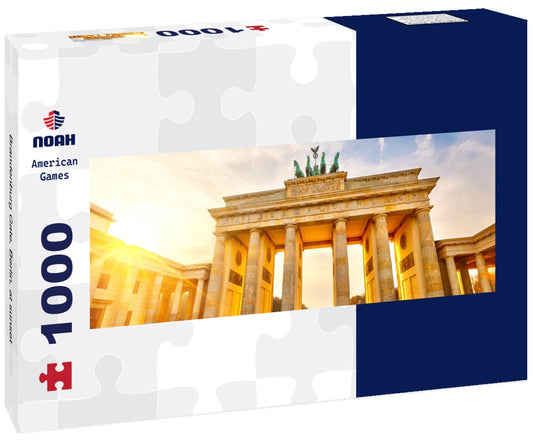 Noah Jigsaw Puzzle Brandenburg Gate, Berlin, at sunset Panorama 1000 Pieces