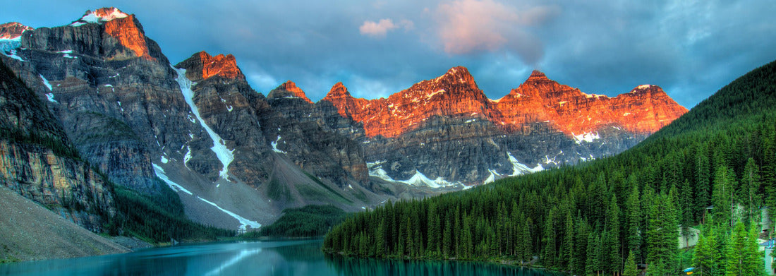 Noah Jigsaw Puzzle Lake Moraine Sunrise Colorful landscape Panorama 1000 Pieces