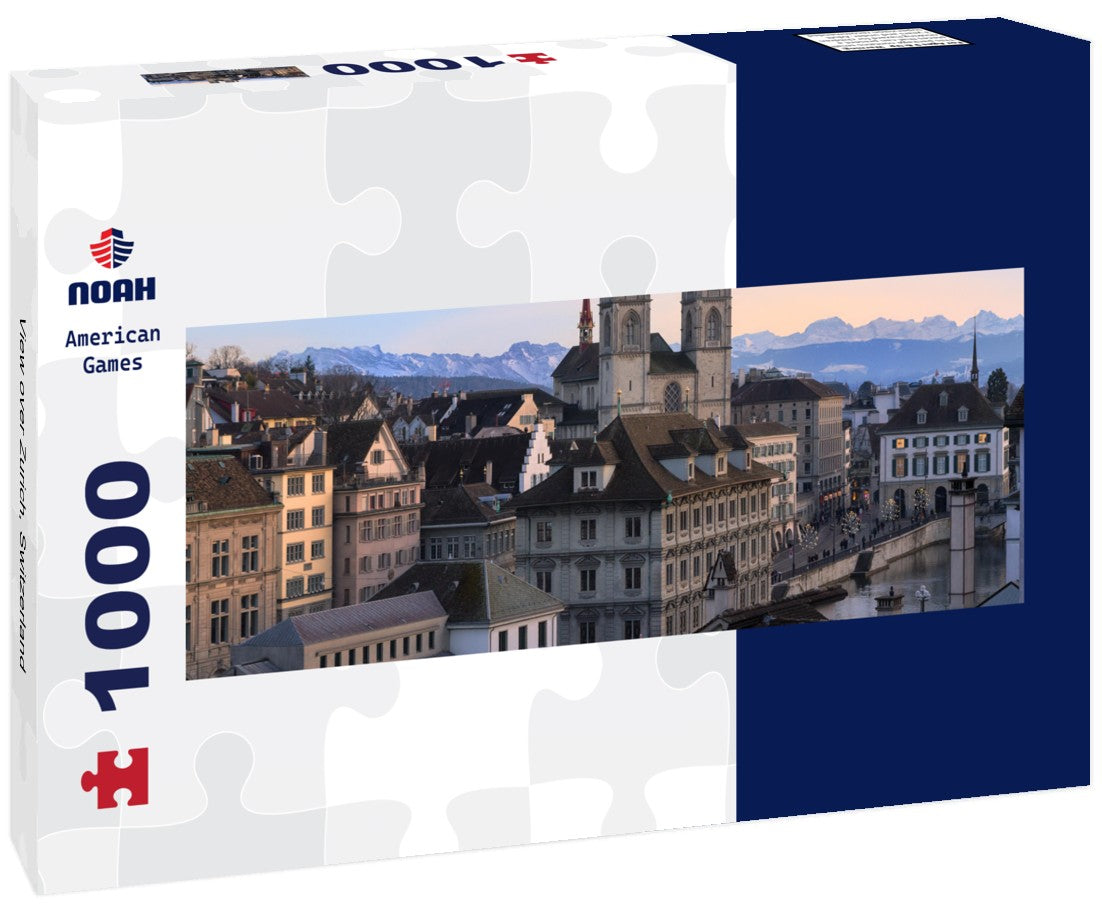 Noah Jigsaw Puzzle View over Zurich, Switzerland Panorama 1000 Pieces