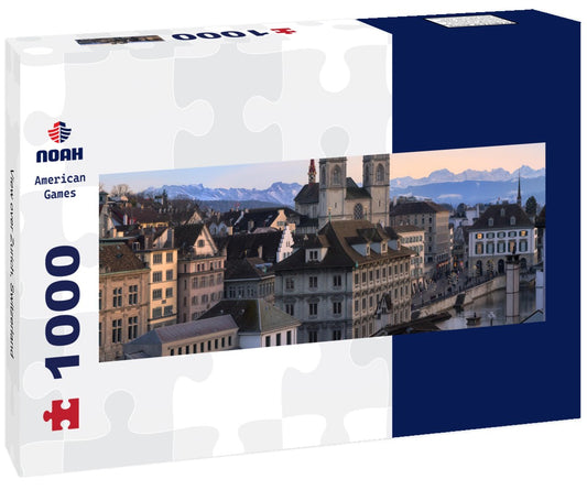 Noah Jigsaw Puzzle View over Zurich, Switzerland Panorama 1000 Pieces