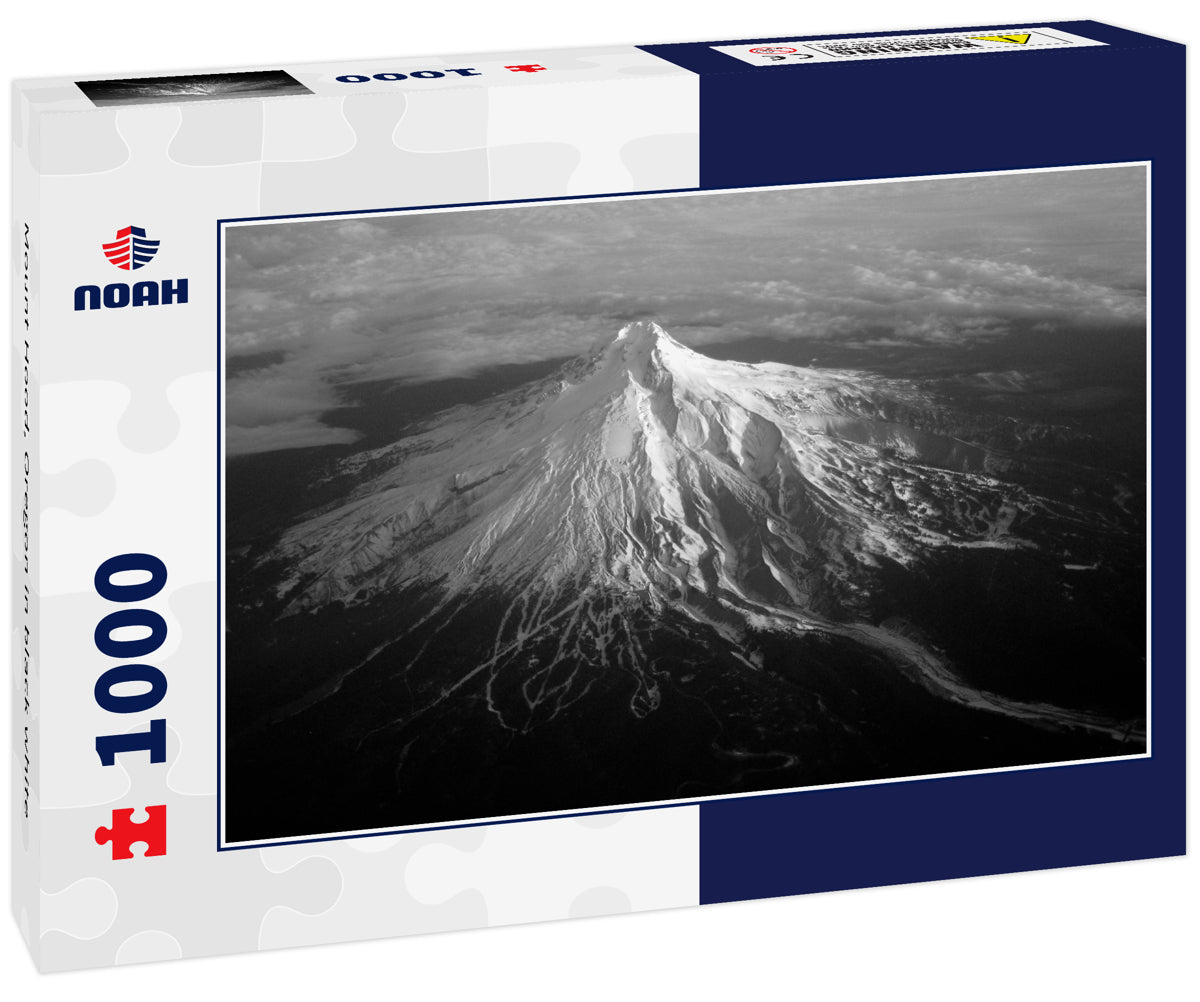 Mount Hood, Oregon in black white