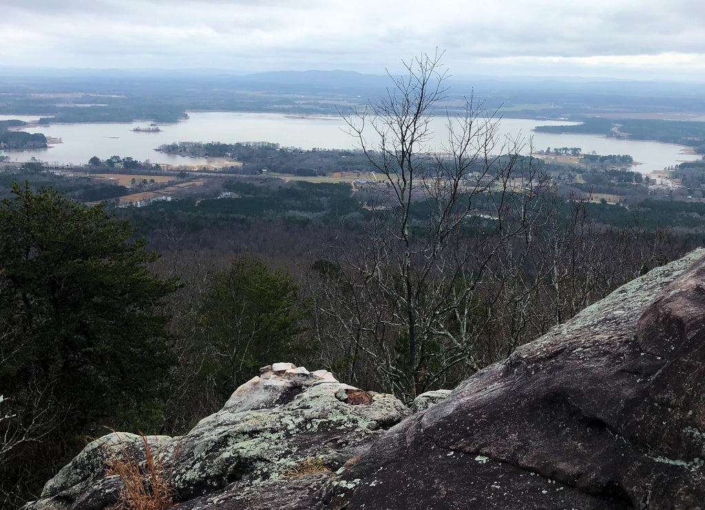 Views of Weiss Lake from Lookout Mountain near Leesburg, Alabama