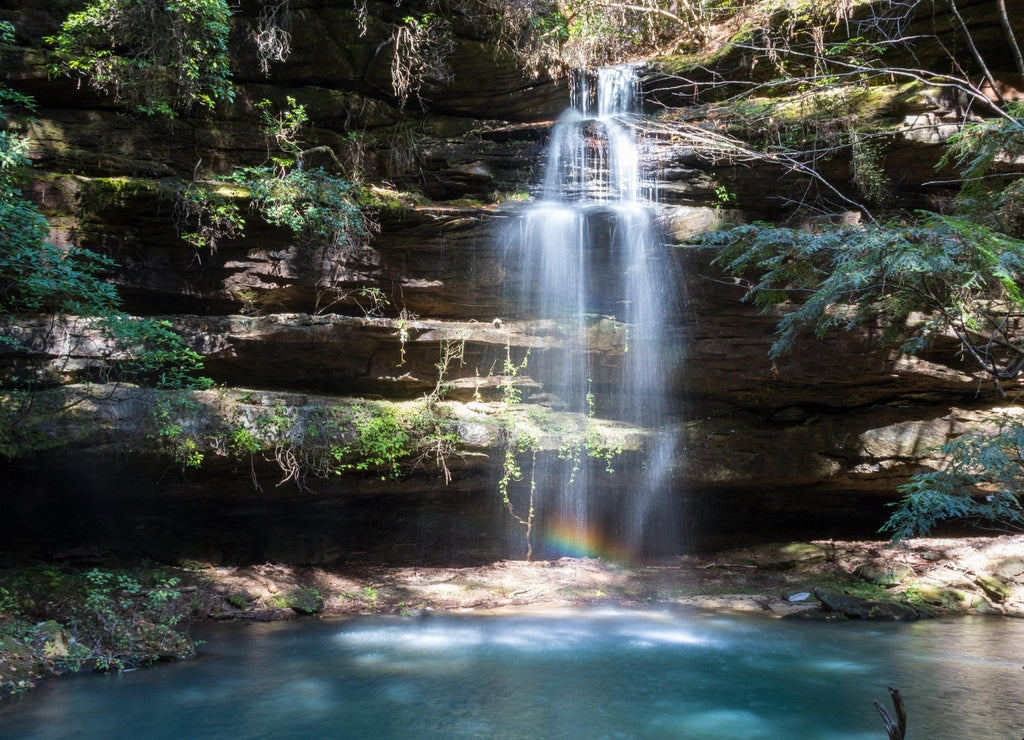 Waterfall in bankhead national forest in Alabama