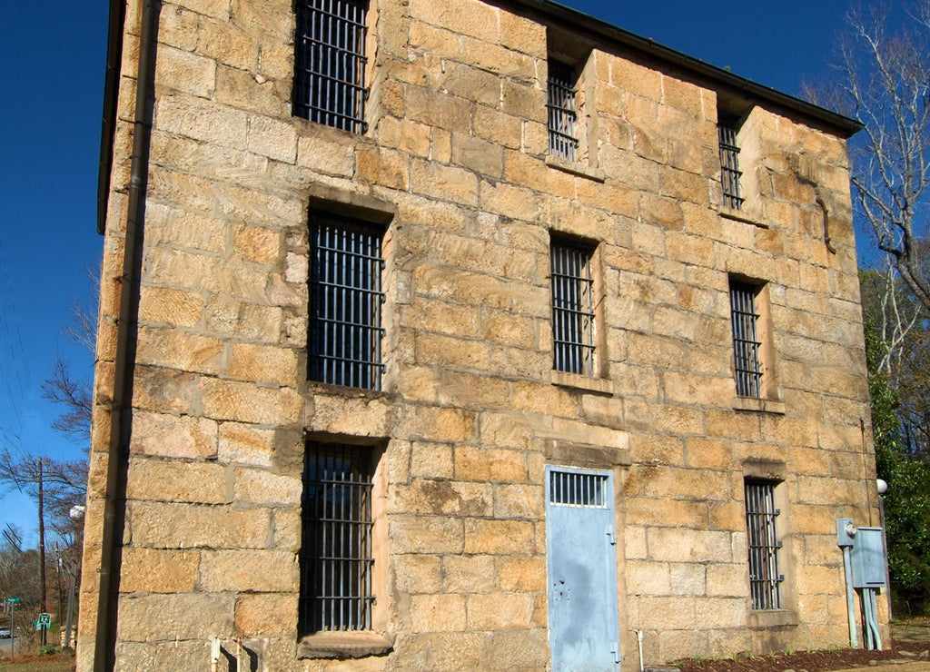 Old Rock Jail in Rockford Alabama