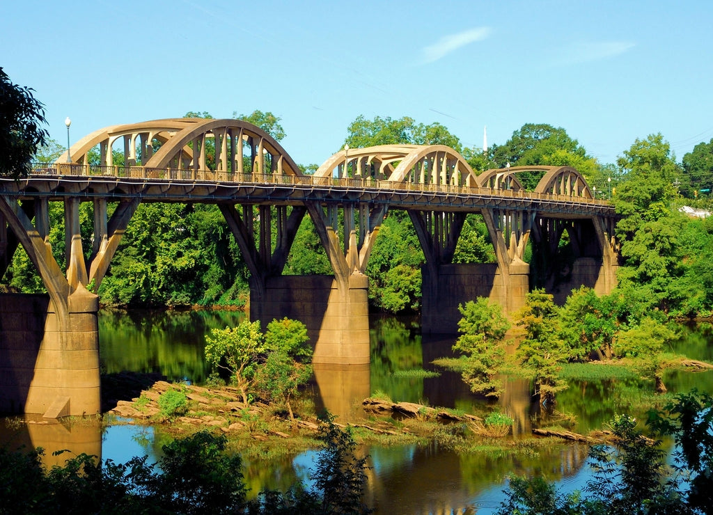 Bridge Over The Coosa / The Bibb Graves Historic Bridge over the Coosa River in Wetumpka, Alabama