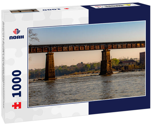 Railroad Bridge over the Chattahoochee River in Phenix City Alabama