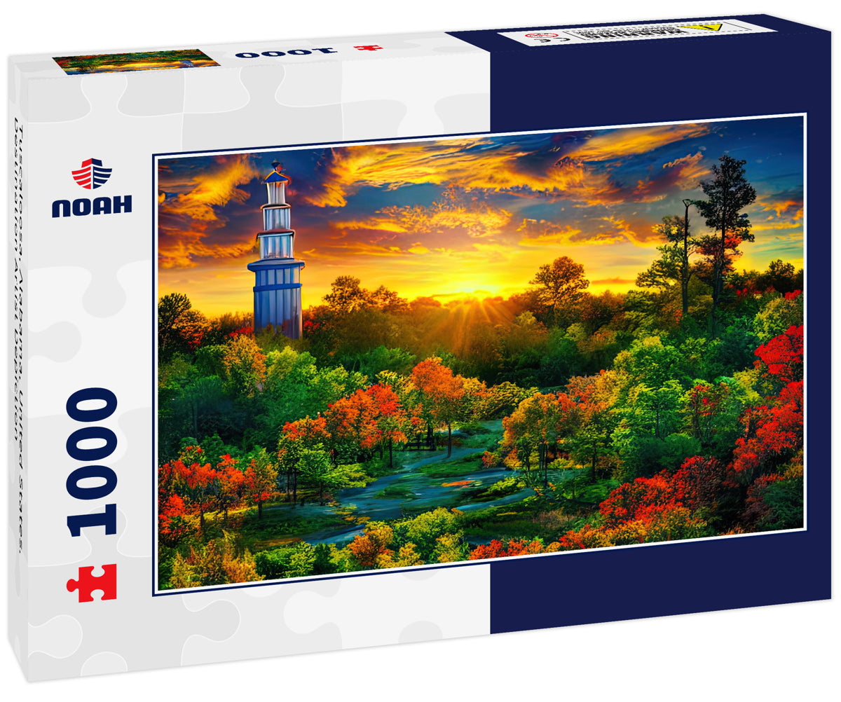 Tuscaloosa, Alabama, United States. Destination Artist Depiction