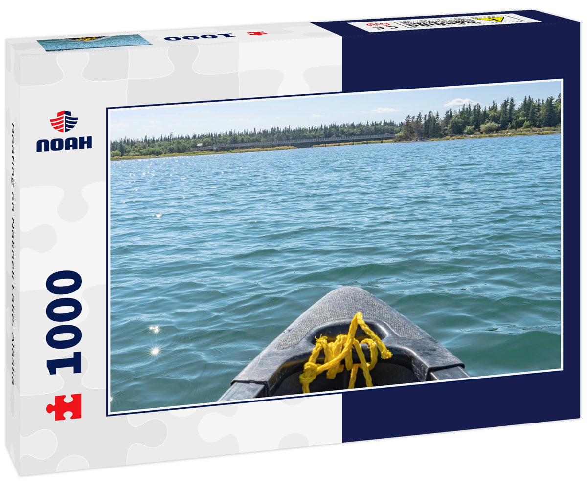 Boating on Naknek Lake, Alaska