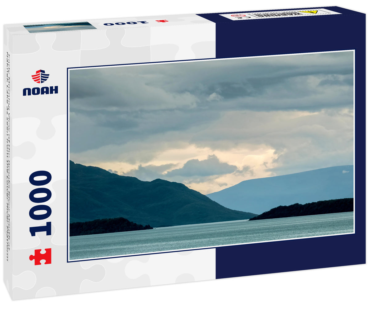 Early Morning View of the Brooks River Mouth at Naknek Lake as seen from the Lower River Platform