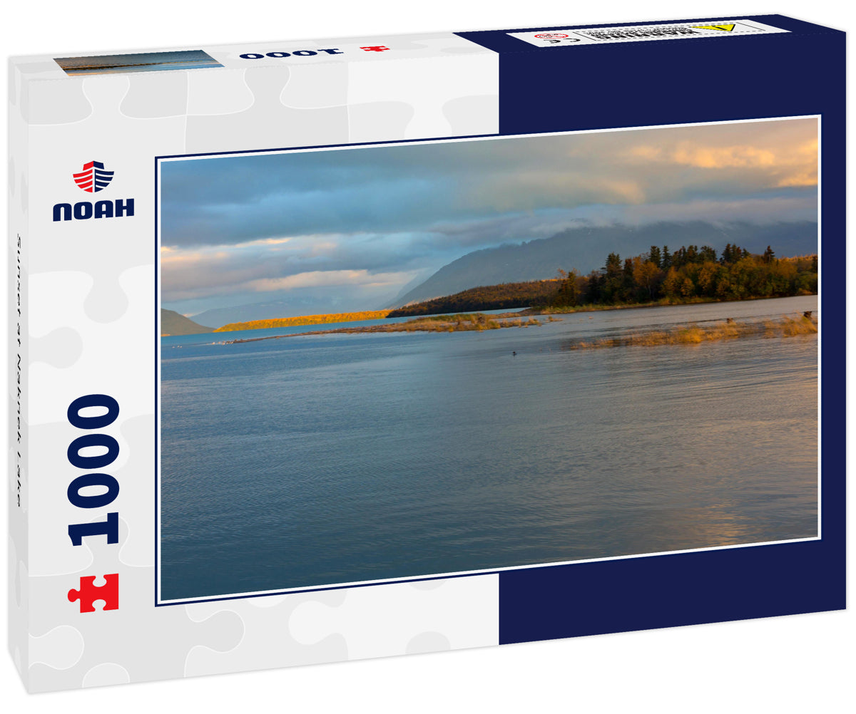 Sunset at Naknek Lake