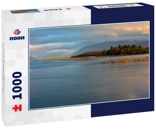 Sunset at Naknek Lake