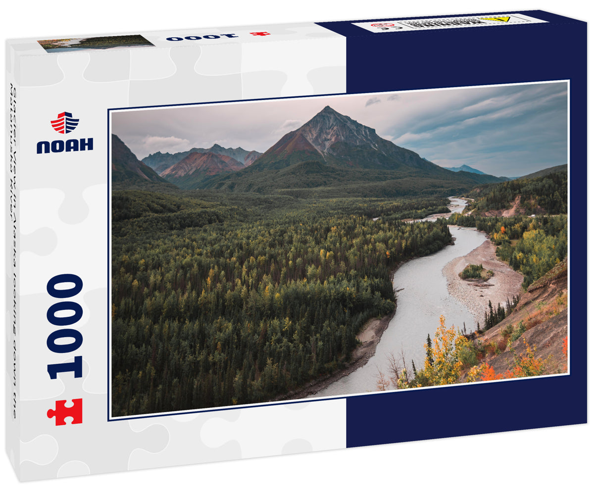 Glacier View in Alaska looking down the Matanuska River