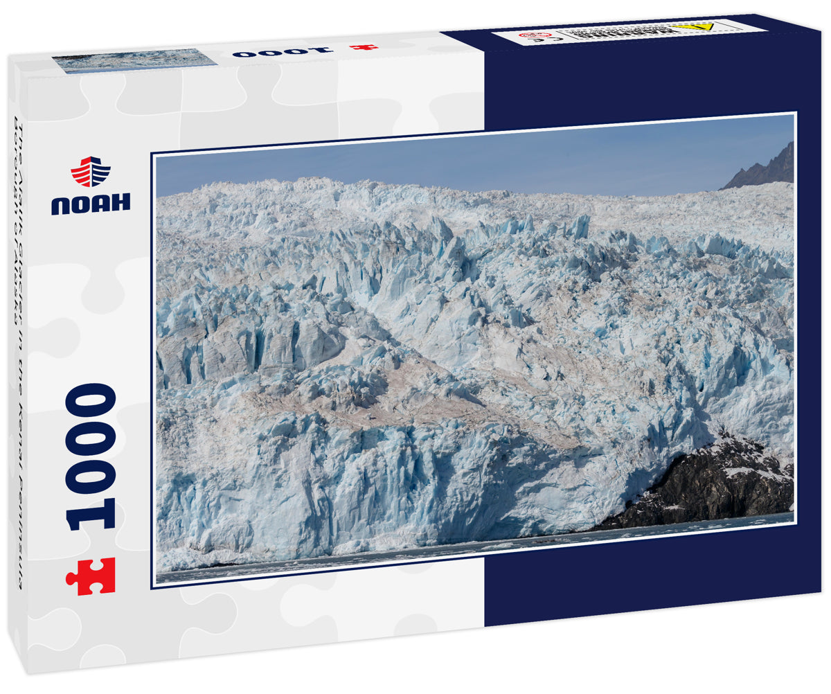 The Aialik Glacier in the Kenai Peninsula Borough of Alaska