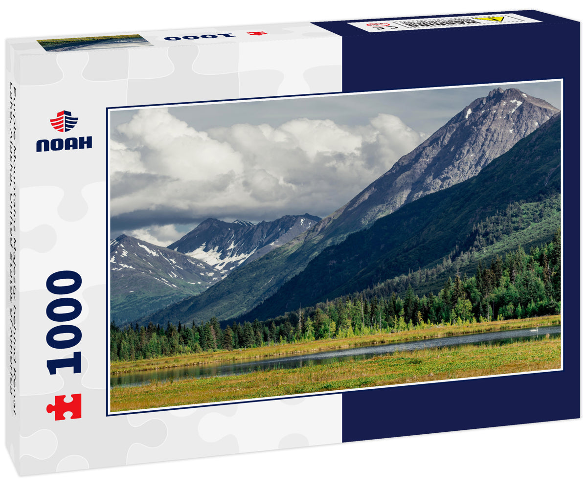 Purple Mountains Majesty behind Kenai Lake, Alaska, United States of America