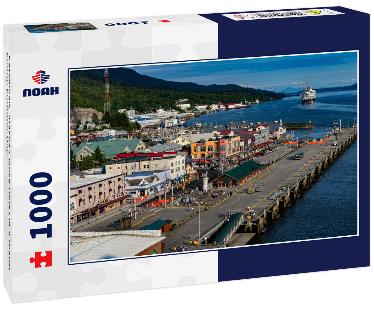 Ketchikan, Alaska Cruise Port On A Warm Sunny Summer Day