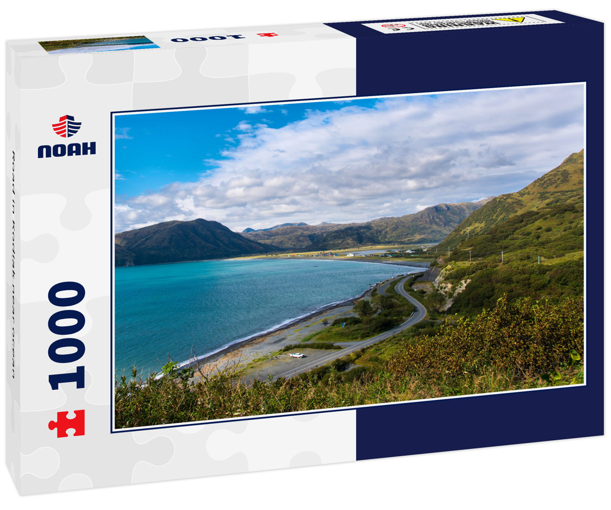 Road in Kodiak near ocean